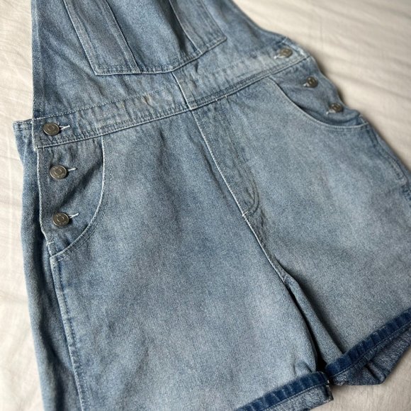 Denim Overalls Jumpsuit Shorts from Simons Twik - Picture 7 of 14